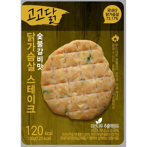 고고닭 닭가슴살 스테이크 숯불갈비맛 100g
